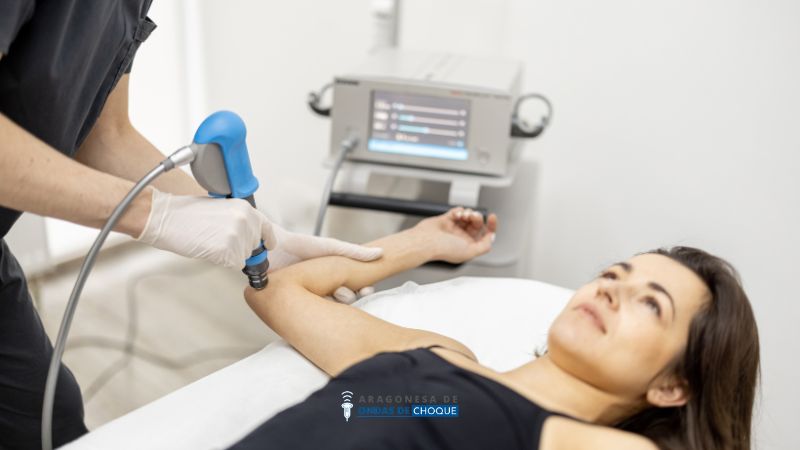 Ondas de choque para dolor de codo calcificación en zaragoza rehabilitación curar