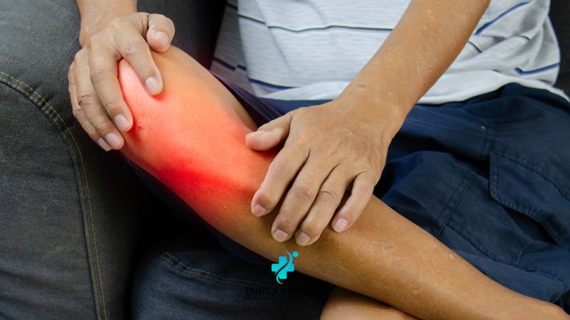 eliminar una calcificación en la rodilla